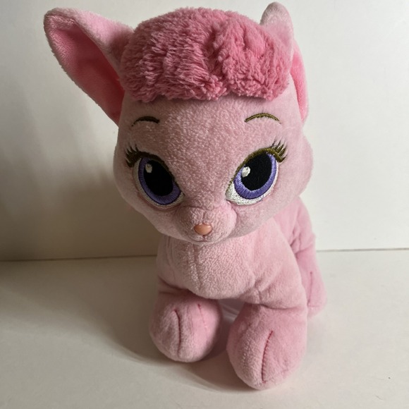 Build a Bear Disney Princess Palace Pets Auroras Kitty Beauty 13" Plush Pink Cat - Picture 1 of 5